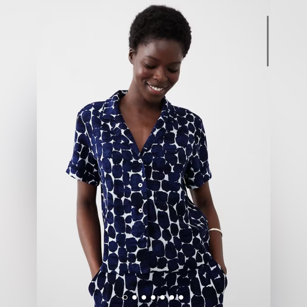 Linen-Blend Shirt and Shorts Set